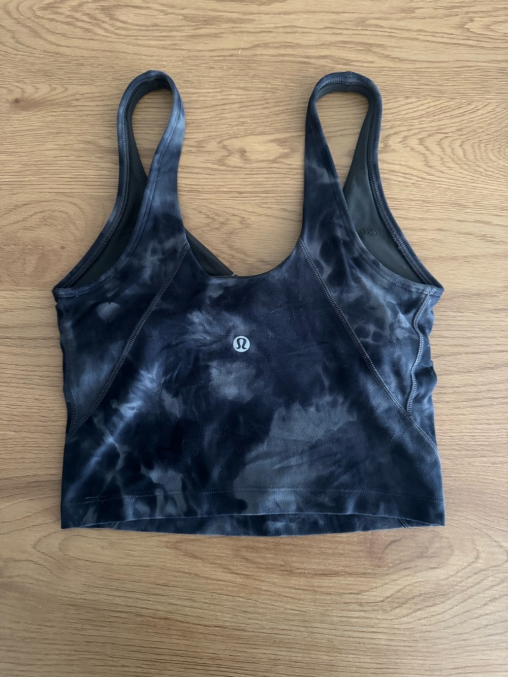 lululemon athletica Black Tie-Dye Sports Bra